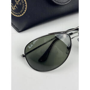 Ray-Ban Cockpit Sunglasses Gunmetal Green